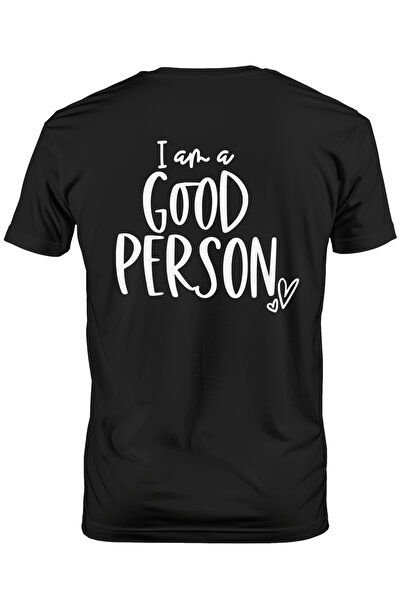 StoryGift Romania Tricou Barbati Cu Mesajul In Engleza "i Am A Good Person" -...