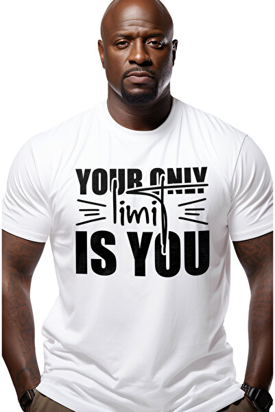 StoryGift Romania Tricou Barbati Cu Textul "your Only Limit Is You" - Singura...