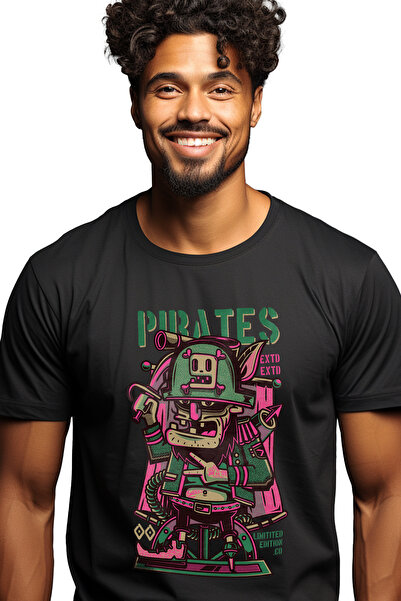 StoryGift Romania Tricou Barbati Cu Pirat Cu Cutit, Tinuta Simbolica, Palarie...