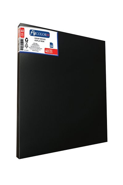 FLY COLOR Presentation File Black 40 Sheets