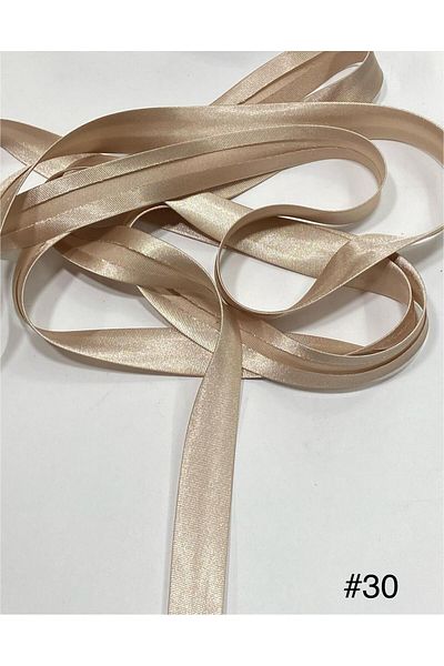 karantuhafiye Satin Bias 2 cm / Satin Bias Bias / 25 Meters