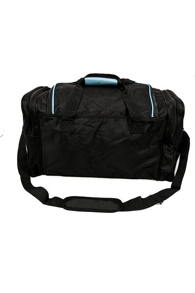 Lamonza Geantă de călătorie Toro 50x29x23 cm, neagră/albastră