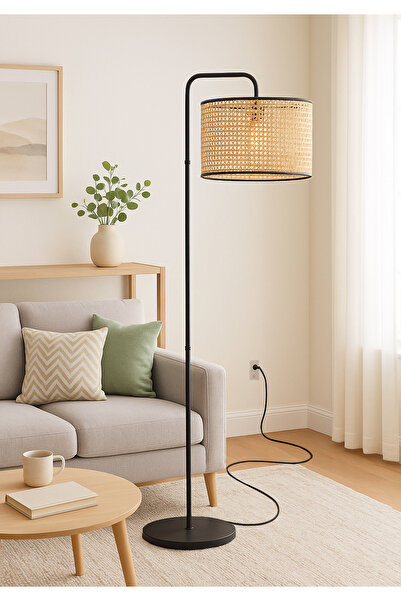 HOMİNG Orijinal Hazeren Rattan Urban Lambader