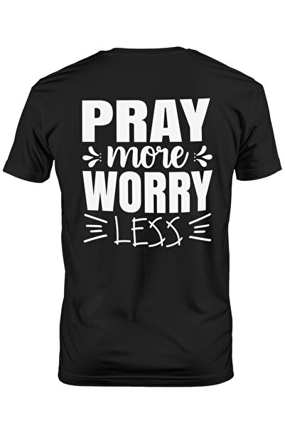 StoryGift Romania Tricou Barbati Cu Text Motivational In Limba Engleza "pray ...