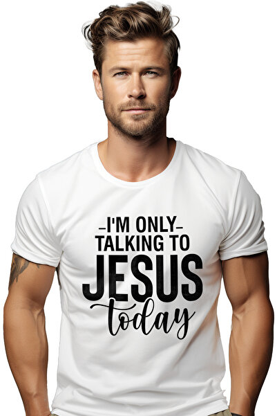 StoryGift Romania Tricou Barbati Cu Textul "ii Vorbesc Doar Domnului Iisus As...