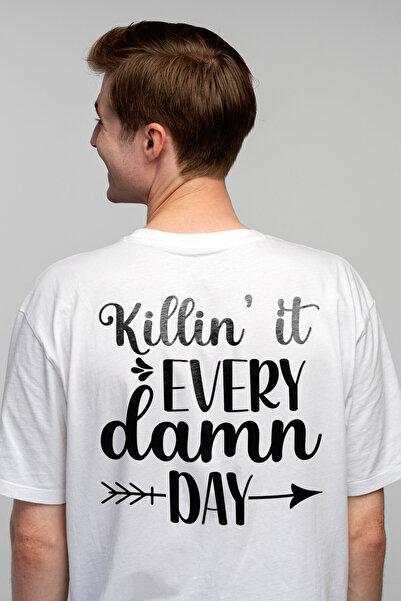 StoryGift Romania Tricou Barbati Cu Textul In Engleza "killin' It Every Damn ...
