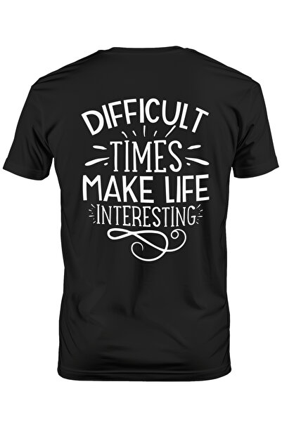 StoryGift Romania Tricou Barbati Cu Mesaj Din Care Reiese Ca Vremurile Difici...