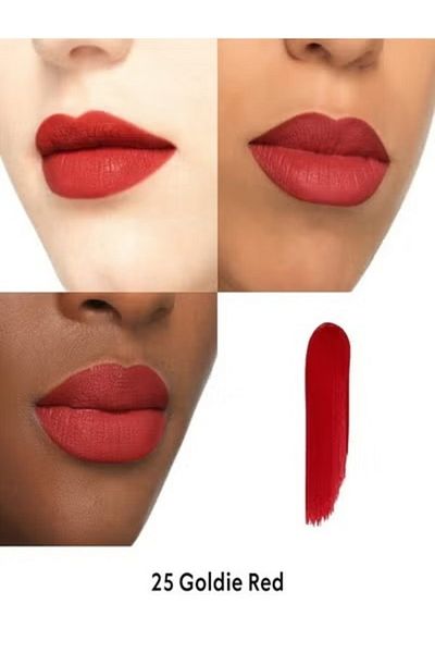 Gucci Liquid Soft Matte Lipstick 25 Goldie Red 0.12 oz /6.5ml