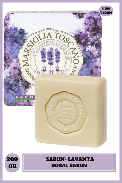 Nesti Dante Oliveto Lavanda 200 g Soap - Skin Tone Equalizer and Lavender Extract
