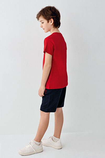 U.S. Polo Assn. U.S. Polo Assn Erkek Çocuk Kırmızı Bermuda Takım