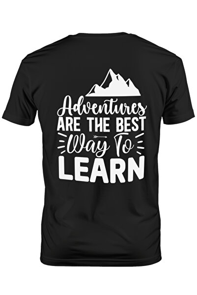 StoryGift Romania Tricou Barbati Cu Munti Si Mesajul "adventures Are The Best...