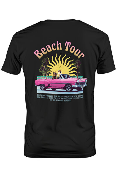 StoryGift Romania Tricou Barbati Cu Masina Sport Caini La Volan, Beach Tour, ...