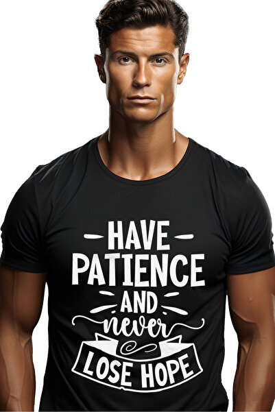 StoryGift Romania Tricou Barbati Cu Mesajul Motivational "ai Rabdare Si Nu It...
