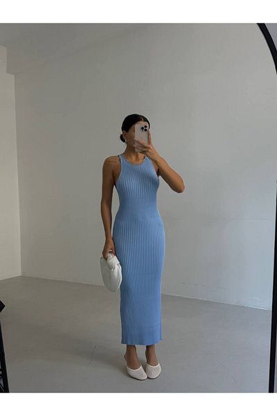 vuvutasarım Rochie de damă cu decolteu cu lanț cu bretele încrucișate 52225114
