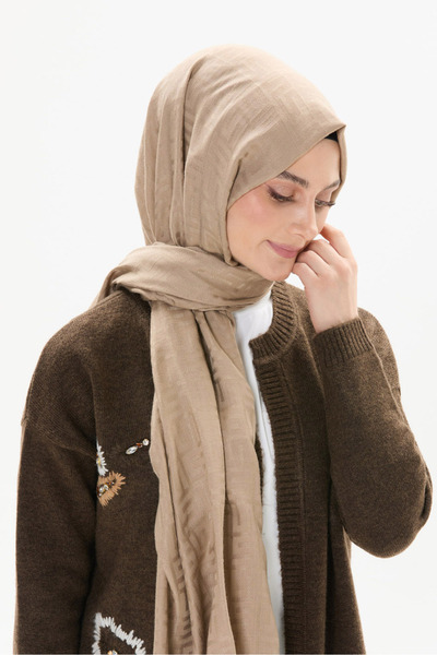 Setrms Dört S Logolu Yün Şal