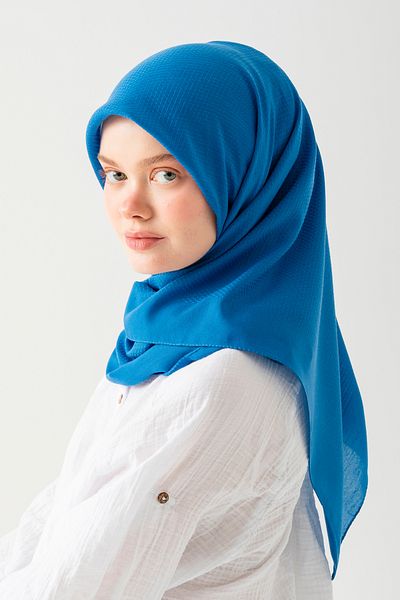 Wega Moda Eșarfă din bumbac jacquard, aspect natural și la modă, eșarfă din bumbac jacquard, eșarfă din bumbac moale.