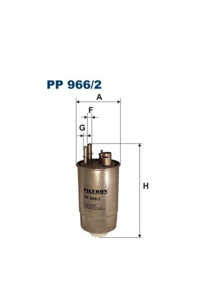 Filtron FİLTRE MAZOT F-GP F-FIO 1.3 JTD 75 HP