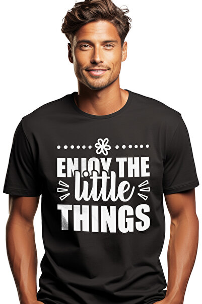 StoryGift Romania Tricou Barbati Cu Mesaj Care Te Indeamna Sa Te Bucuri De Lu...
