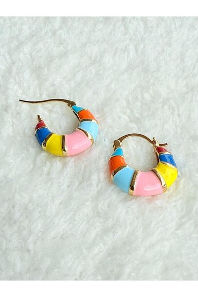 XUPING JEWELRY Colorful Mined U Earrings