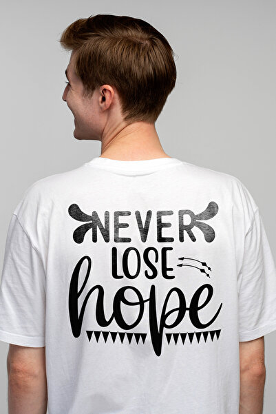 StoryGift Romania Tricou Barbati Cu Mesajul Motivational In Engleza "never Lo...