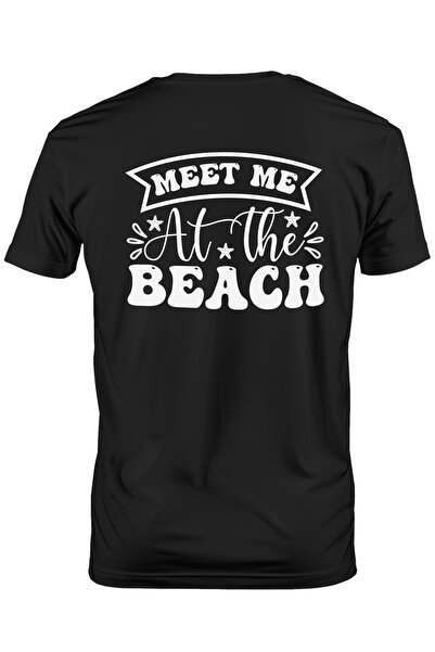 StoryGift Romania Tricou Barbati Cu Textul "meet Me At The Beach" - Intalnest...