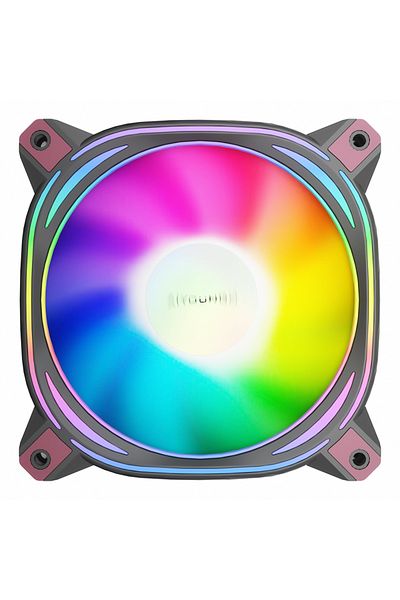 Aigo A-rgb Reverse Z12 Black Z12 Computer Case Fan Reverse Ventoinha Pc 120mm Rgb Fan Cooler 4pin Pw