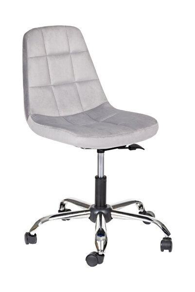 MARKAELZ YONCA OFİS, ÇOCUK ODASI ÇALIŞMA SANDALYESİ, KROM METAL AYAK (AYARLAN...