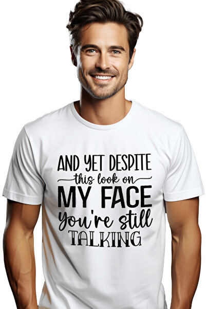 StoryGift Romania Tricou Barbati Cu Textul "si Totusi In Ciuda Acestei Expres...