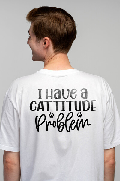 StoryGift Romania Tricou Barbati Cu Labute Si Mesajul "eu Am O Problema Cu At...