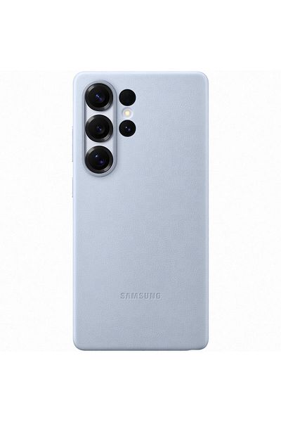 Samsung Husa De Protectie Kindsuit Leather Case Pentru Galaxy S25 Ultra, Light Blue