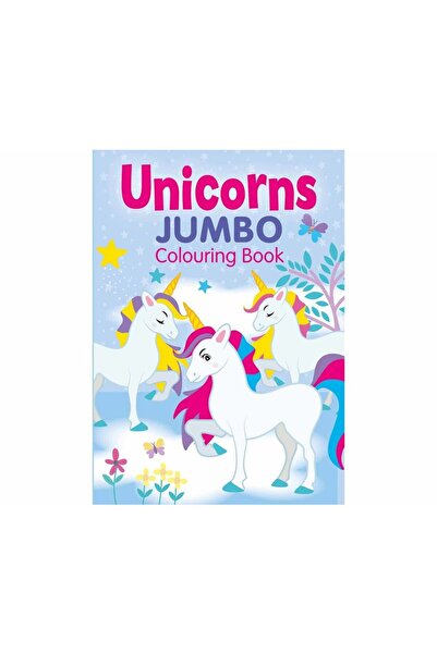 Mediadocs Unicorni - carte de colorat jumbo - Mediadocs