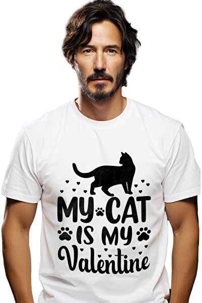 StoryGift Romania Tricou Barbati Cu Inimioare Si Labute Pentru Iubitorii De P...