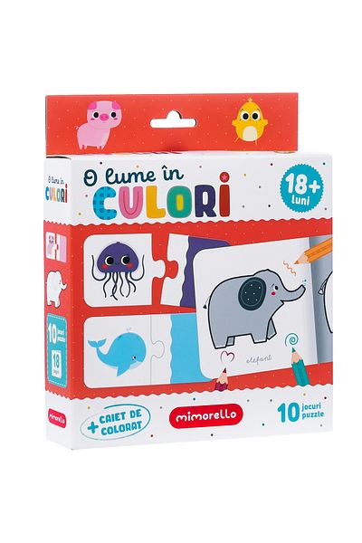 Mimorello Educational game, Mimorello Puzzle, A world in colors, 20 pieces