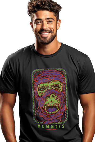 StoryGift Romania Tricou Barbati Cu Text In Engleza Mummies, Portret Mumie Gu...