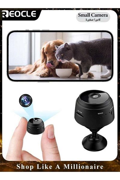 REOCLE Mini Wireless Camera Home Security Camera1080P HD Camera for Pet or Home Security