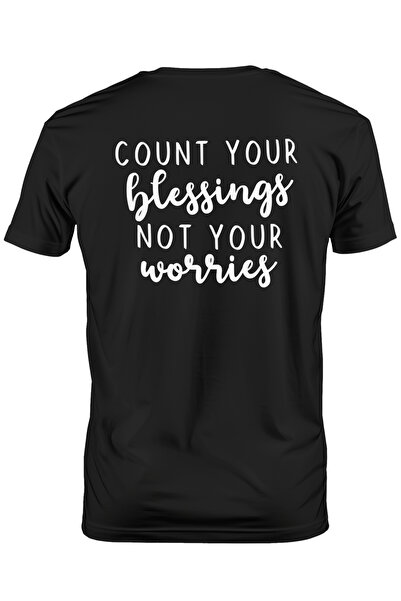 StoryGift Romania Tricou Barbati Cu Mesajul "numara Binecuvantarile Tale, Ci ...