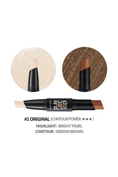 Etude House Face contour stick, Play 101 Stick Contour Duo, ETUDE #01 Original