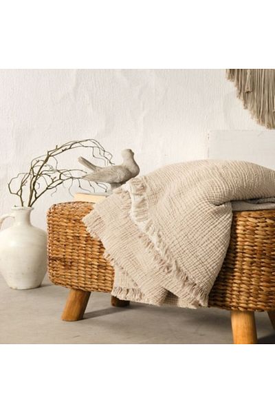 Club Cotton Premium muslin blanket 160x230cm, Club Cotton, Oasis Beige