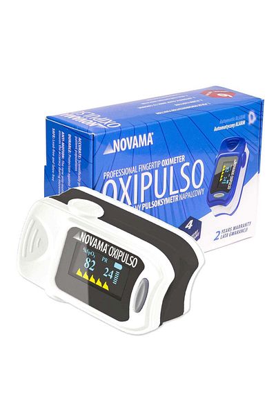 Novama Novama Oxipulso pulse oximeter, measures oxygen saturation and pulse rate, precise measurements