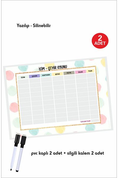 Hsn Name City Game Animal Plant Ware Set of 2 Summer Eraser Pvc Coated Pencil