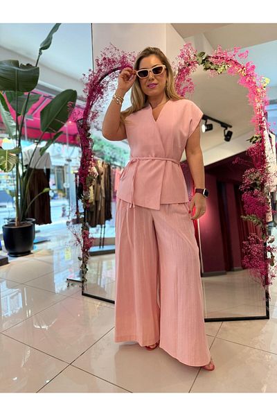 EFİL Linen Vest Trousers Set