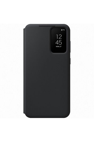 Samsung Smart View Wallet Case for Galaxy S23 Plus, Black