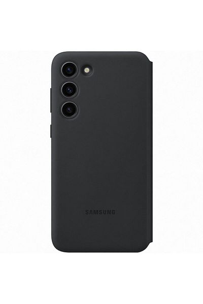 Samsung Smart View Wallet Case for Galaxy S23 Plus, Black