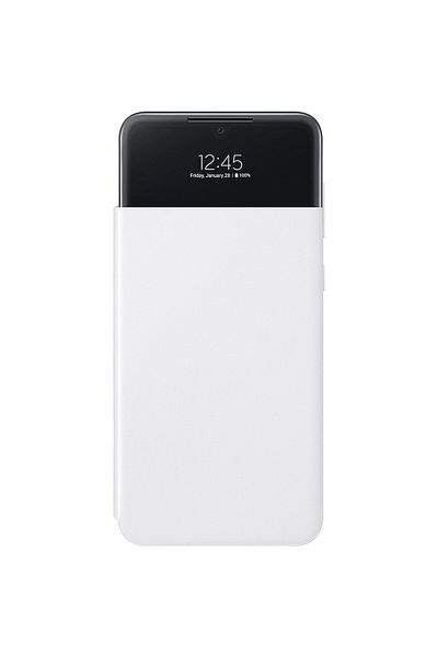 Samsung S View Wallet Cover Protective Case For Galaxy A33 5g, White
