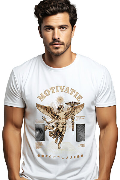 StoryGift Romania Tricou Barbati Motivatie - Hermes, Fiul Lui Zeus Si Maia Cu...