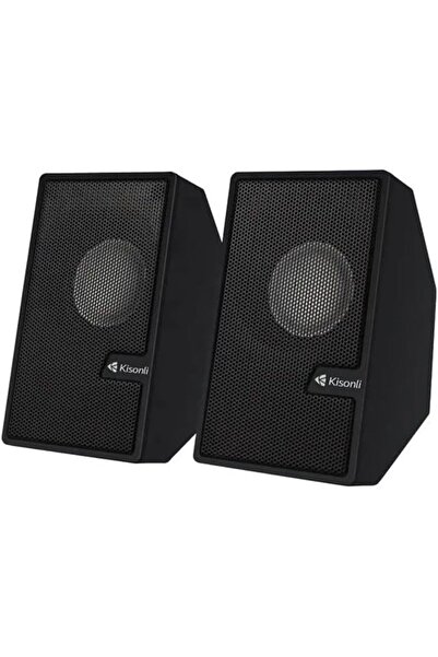 Kisonli Computer Desktop Music Player Usb Speaker For Pc Laptop Notebook- (S-555)