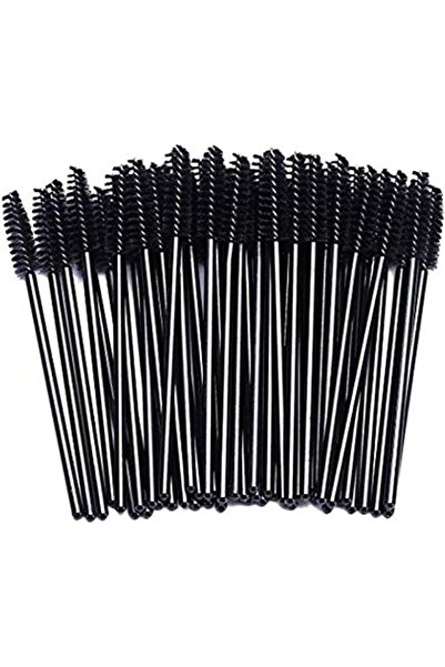 LA PERLA TECH Eyelash Mascara Applicator Disposable Brush (100 Pieces, Black)