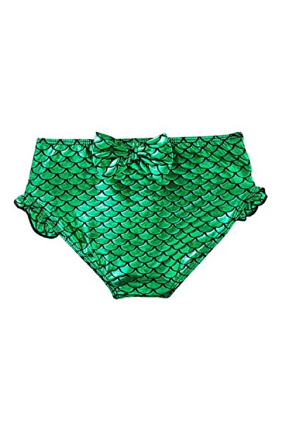 KorSeZen Girl's Purple - Green Mermaid Bikini Set 2 Pieces