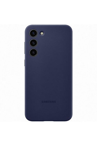 Samsung Silicone Case for Galaxy S23 Plus, Navy