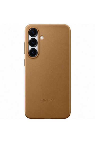 Samsung Δερμάτινη θήκη Kindsuit για το Galaxy S25 Plus, χρυσή